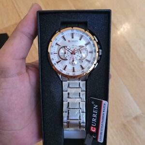 CURREN Stylish‎ Chronograph Stainless Steel Watch for Men